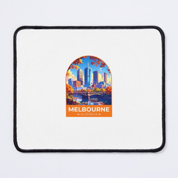 Item preview, Melbourne Australia Travel Sticker designed and sold by TulipaGraphics.