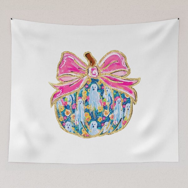 Item preview, Floral Ghost Pumpkin designed and sold by Gabeporte.