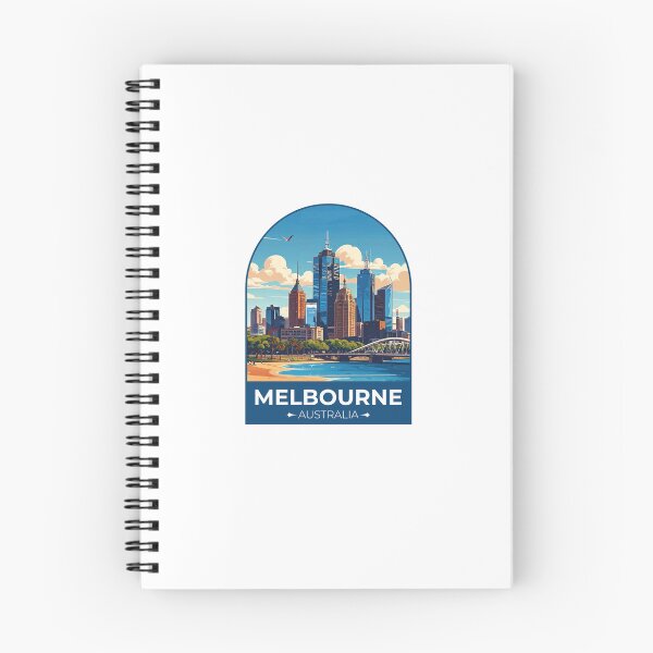 Item preview, Melbourne Australia Travel Sticker designed and sold by TulipaGraphics.