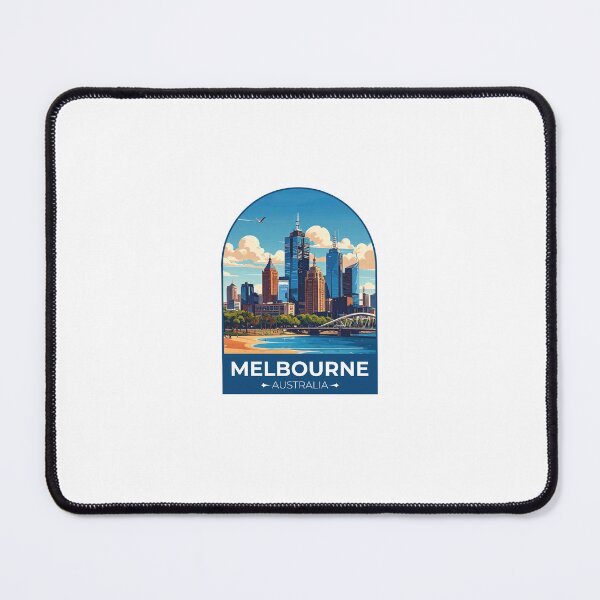 Item preview, Melbourne Australia Travel Sticker designed and sold by TulipaGraphics.