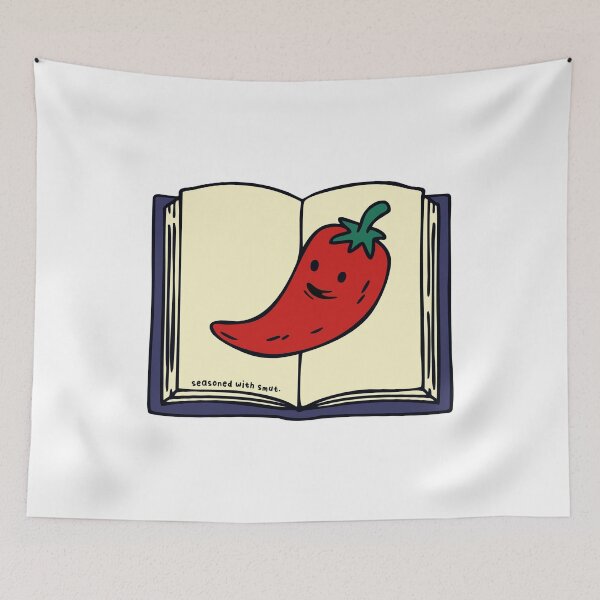 Item preview, Seasoned with Smut | Funny BookTok Sticker for Dark Romance & Spicy Reads designed and sold by idgafstudio.ch.