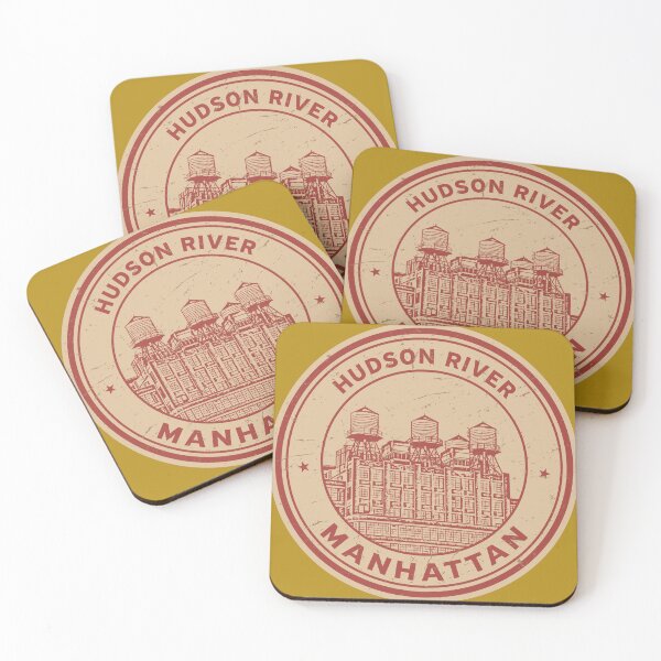 Item preview, Manhattan, Hudson River, New York City, USA designed and sold by studio838.