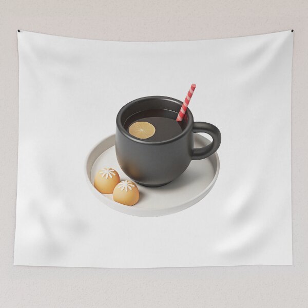 Item preview, A delicious cup of tea in fall designed and sold by Merrylands Artshop.