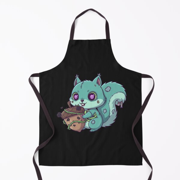 Item preview, Cute Zombie Squirrel Chibi Kawaii Funny Halloween Animal Design designed and sold by ColorSplash123.