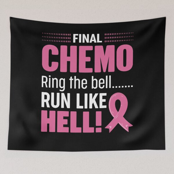 Item preview, Final Chemo Celebration – Ring the Bell Cancer Survivor Pink Ribbon Design designed and sold by lookertee.