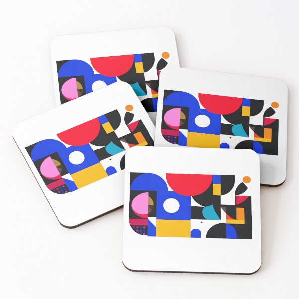 Item preview, Color Abstract No.1 – Bold Geometric Shapes designed and sold by NizuCaCi.