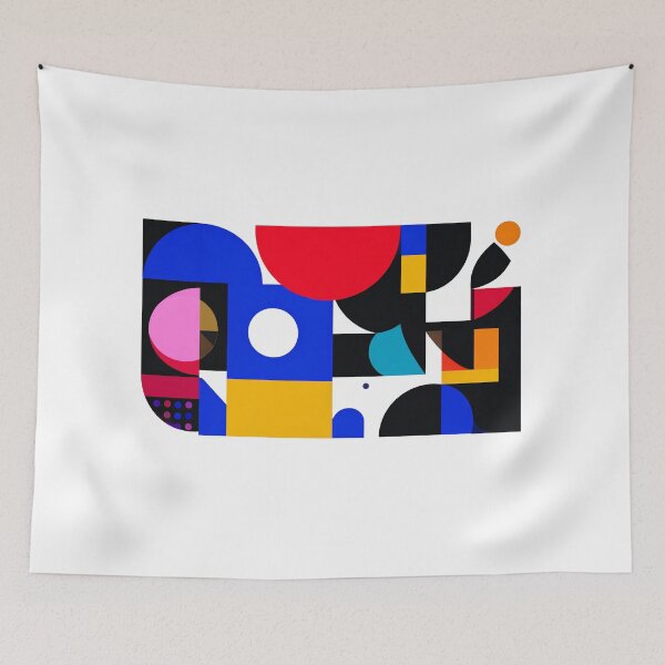 Item preview, Color Abstract No.1 – Bold Geometric Shapes designed and sold by NizuCaCi.