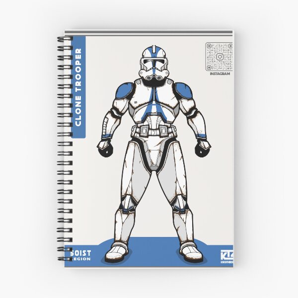 Item preview, clone trooper 501st designed and sold by Pixelthersizer.