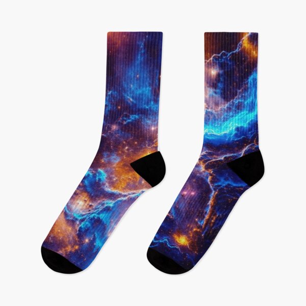 Artikelvorschau, Cosmic Nebula: Blue and Gold Galaxy entworfen und verkauft von Mixture-Designs.