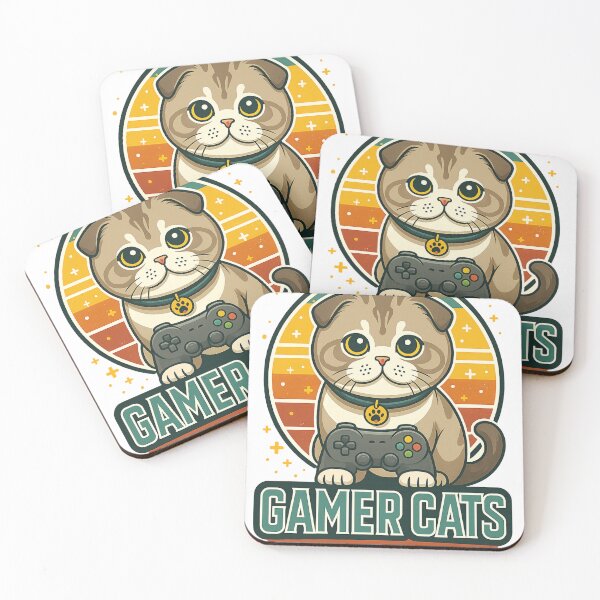 Item preview, Gamer Cats Design designed and sold by Red White & WG.