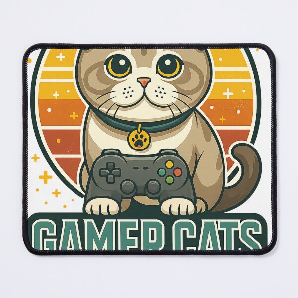 Item preview, Gamer Cats Design designed and sold by Red White & WG.