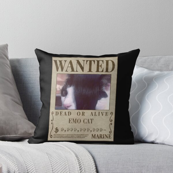 Item preview, Emo Cat Wanted Poster – Sad Boy Aesthetic Meme Design designed and sold by LOL Studio.