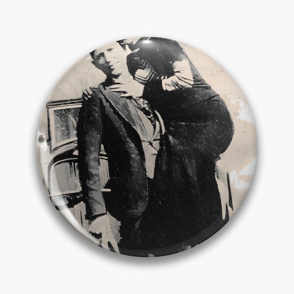 Item preview, Bonnie--Clyde-(Bleached-Look) designed and sold by HartwigSchn.
