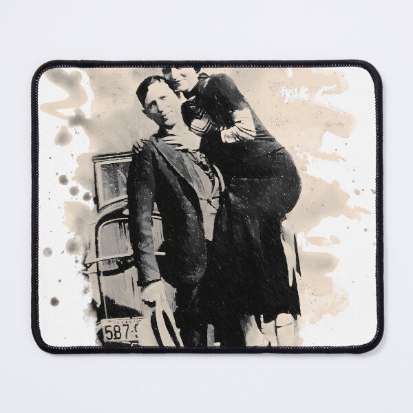 Item preview, Bonnie--Clyde-(Bleached-Look) designed and sold by HartwigSchn.