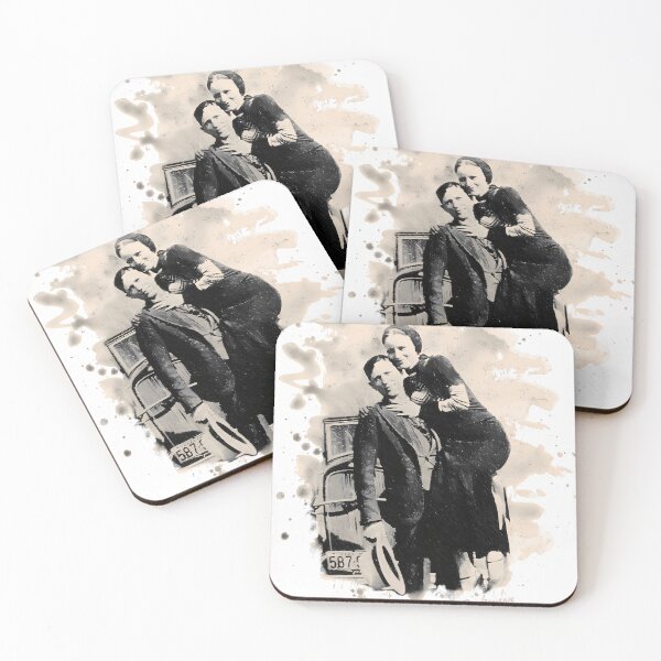 Item preview, Bonnie--Clyde-(Bleached-Look) designed and sold by HartwigSchn.