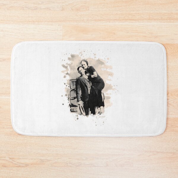 Item preview, Bonnie--Clyde-(Bleached-Look) designed and sold by HartwigSchn.