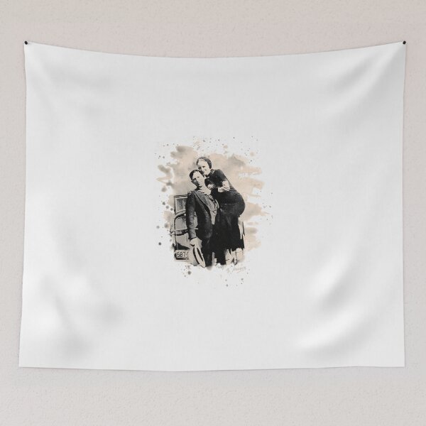 Item preview, Bonnie--Clyde-(Bleached-Look) designed and sold by HartwigSchn.