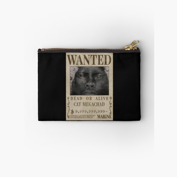 Item preview, Cat Megachad Wanted Poster – Giga Chad Feline Meme Parody Design designed and sold by LOL Studio.