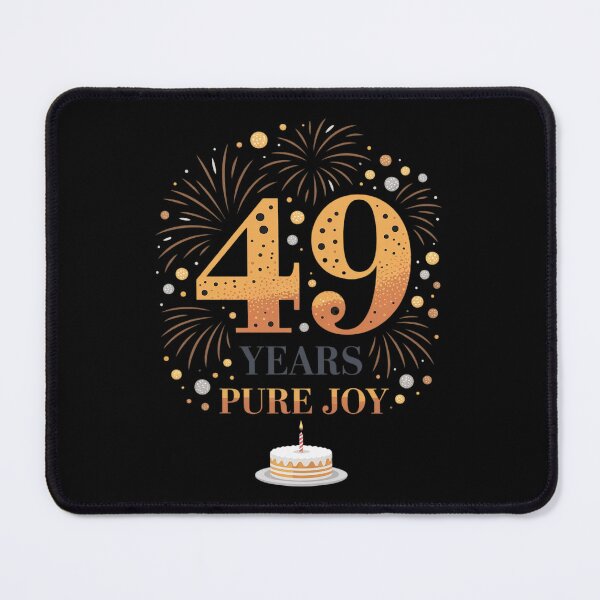 Item preview, 49 Years Pure Joy Birthday Gift Celebration designed and sold by JulienAureo.