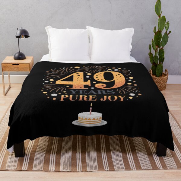 Item preview, 49 Years Pure Joy Birthday Gift Celebration designed and sold by JulienAureo.