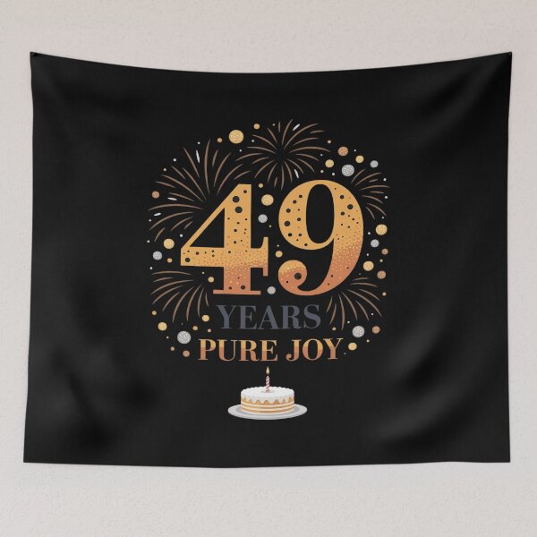 Item preview, 49 Years Pure Joy Birthday Gift Celebration designed and sold by JulienAureo.