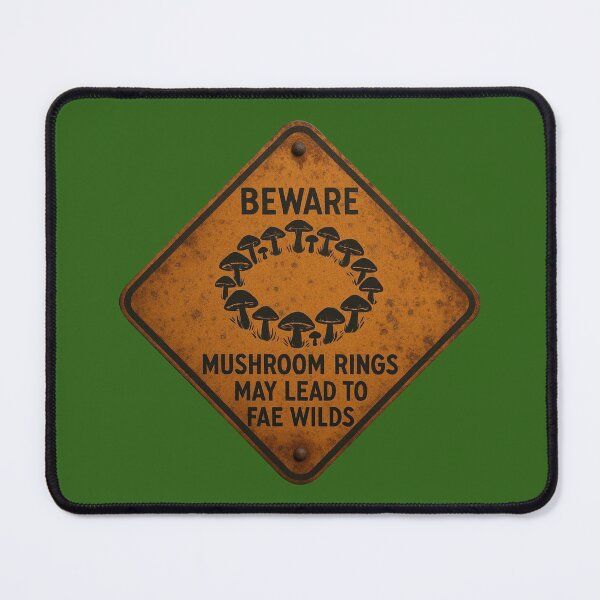 Item preview, Beware mushroom ring may lead designed and sold by moonmorph.