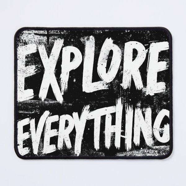 Item preview, Explore everything lettering in a distressed white paint style. designed and sold by Piotrek0001.