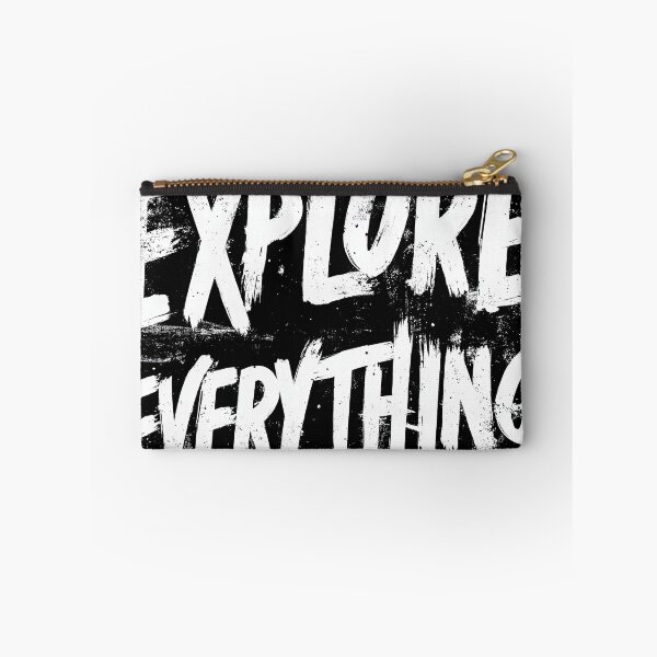 Item preview, Explore everything lettering in a distressed white paint style. designed and sold by Piotrek0001.