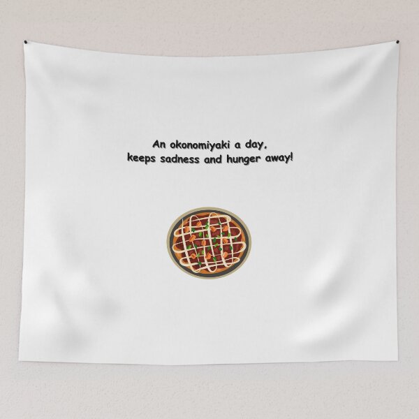 Item preview, An okonomiyaki a day - Funny Quote designed and sold by Kouichi1990.