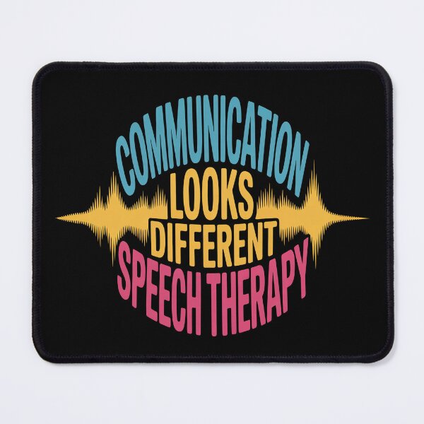Item preview, Communication Looks Different Speech Therapy - This is the perfect gift for speech therapists, SLPs, teachers, autism advocates, parents, and anyone who supports inclusive communication. designed and sold by ZyziowskyArt.