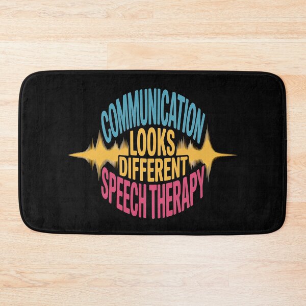 Item preview, Communication Looks Different Speech Therapy - This is the perfect gift for speech therapists, SLPs, teachers, autism advocates, parents, and anyone who supports inclusive communication. designed and sold by ZyziowskyArt.