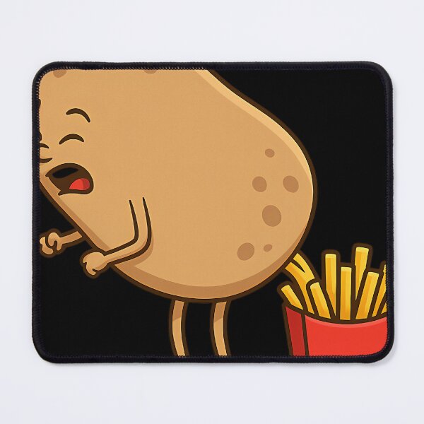Item preview,  Funny Potato Pooping French Fries Cartoon designed and sold by EchoArtClothes.
