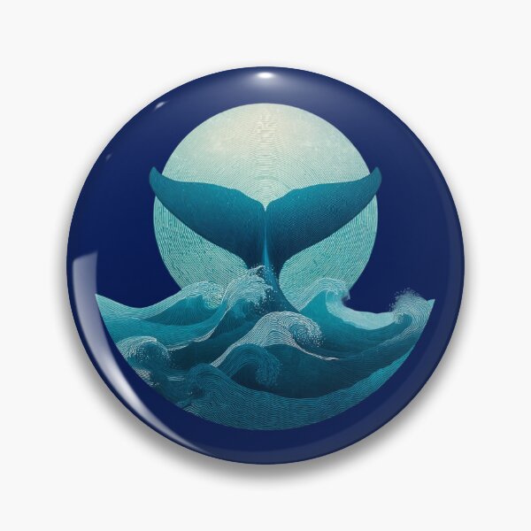 Item preview, Whale fluke over waves – Spiritual ocean design designed and sold by Meiersbeste.