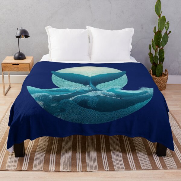Item preview, Whale fluke over waves – Spiritual ocean design designed and sold by Meiersbeste.