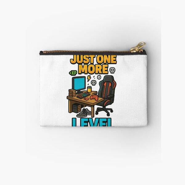 Item preview, Just One More Level – Funny Gamer Desk Setup Design designed and sold by Designforyou86.