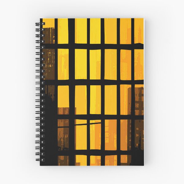 Item preview, Abstract yellow windows featuring urban geometry and industrial style. designed and sold by Piotrek0001.