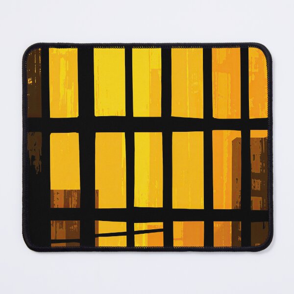 Artikelvorschau, Abstrakte gelbe Fenster mit urbaner Geometrie und industriellem Stil. entworfen und verkauft von Piotrek0001.