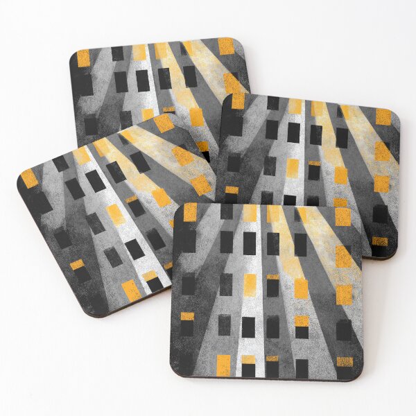 Item preview, Abstract grid with light geometric industrial pattern art. designed and sold by Piotrek0001.