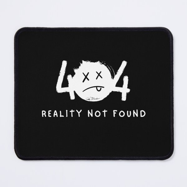 Artikelvorschau, 404 Reality Not Found Lustiges technisches Fehlerdesign entworfen und verkauft von NxtGenDesigns.