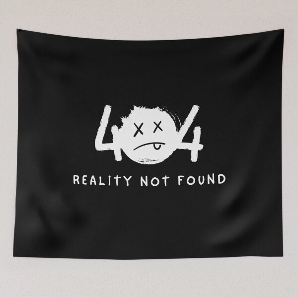 Item preview, 404 Reality Not Found Funny Tech Error Design  designed and sold by NxtGenDesigns.