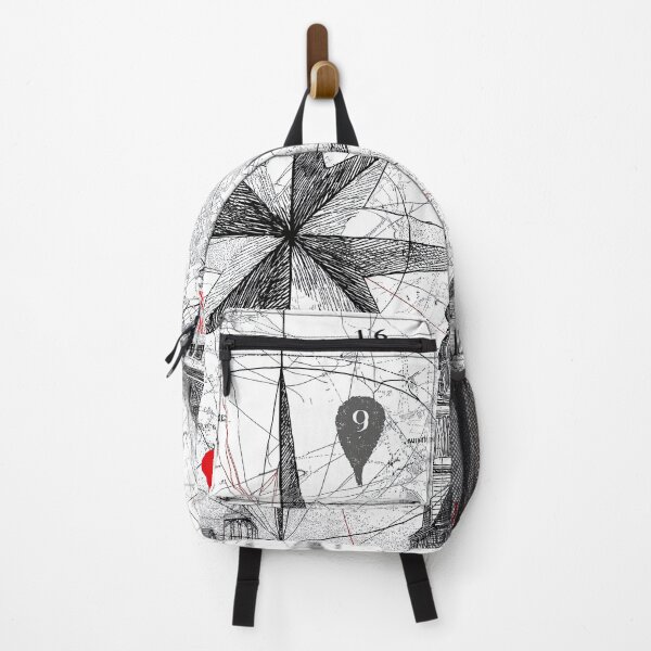 Item preview, Old city map with a compass urban explorer drawing. designed and sold by Piotrek0001.