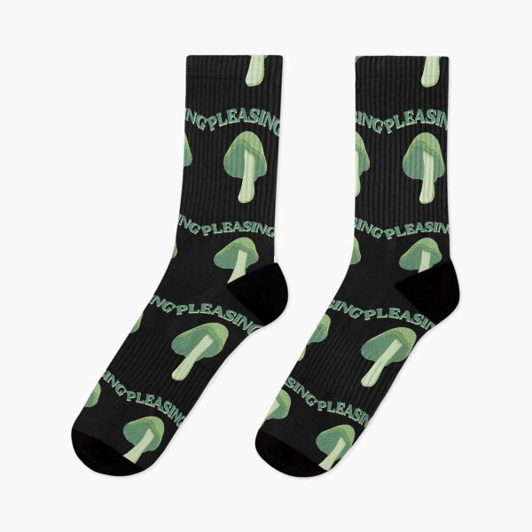 Item preview, Pleasing green mushroom designed and sold by Zelenkistore.