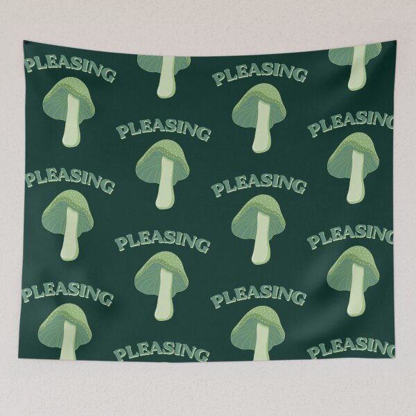 Item preview, Pleasing green mushroom designed and sold by Zelenkistore.