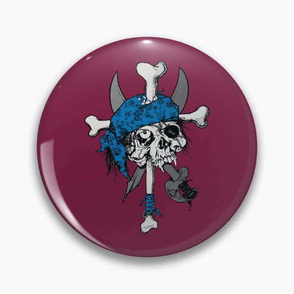 Item preview, Pushead Pirate Skull Alt 3 designed and sold by JasiahGauge.