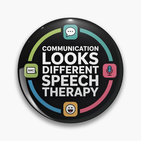 Item preview, Communication Looks Different Speech Therapy - This is the perfect gift for speech therapists, SLPs, teachers, autism advocates, parents, and anyone who supports inclusive communication. designed and sold by ZyziowskyArt.