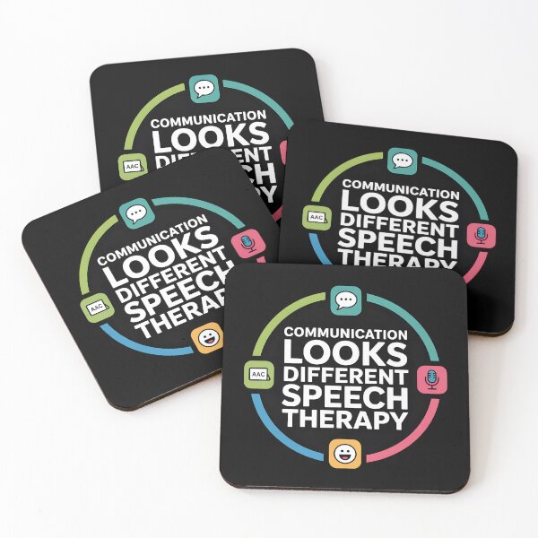Item preview, Communication Looks Different Speech Therapy - This is the perfect gift for speech therapists, SLPs, teachers, autism advocates, parents, and anyone who supports inclusive communication. designed and sold by ZyziowskyArt.