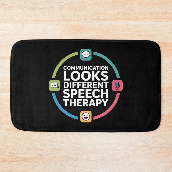 Item preview, Communication Looks Different Speech Therapy - This is the perfect gift for speech therapists, SLPs, teachers, autism advocates, parents, and anyone who supports inclusive communication. designed and sold by ZyziowskyArt.