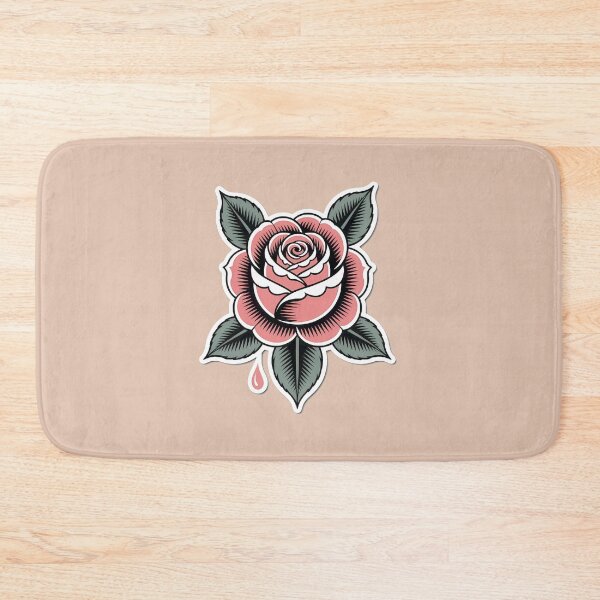 Item preview, Old School Rose Tattoo Art designed and sold by PiercesxStudio.