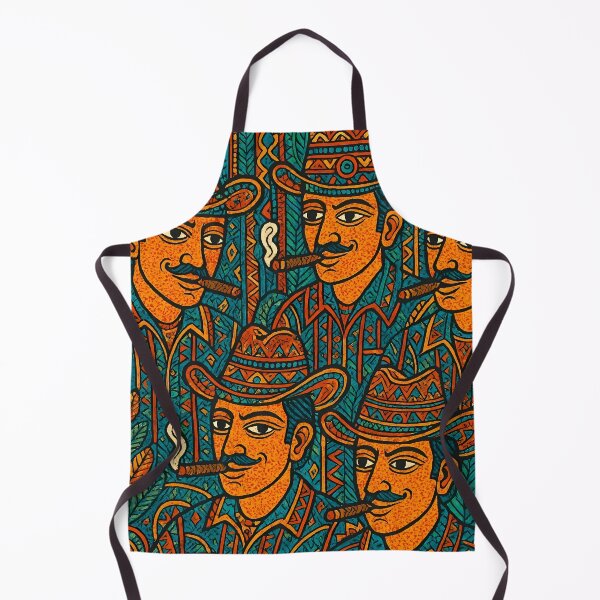 Item preview, The Cigar club folk art style designed and sold by REDCLASH2002.
