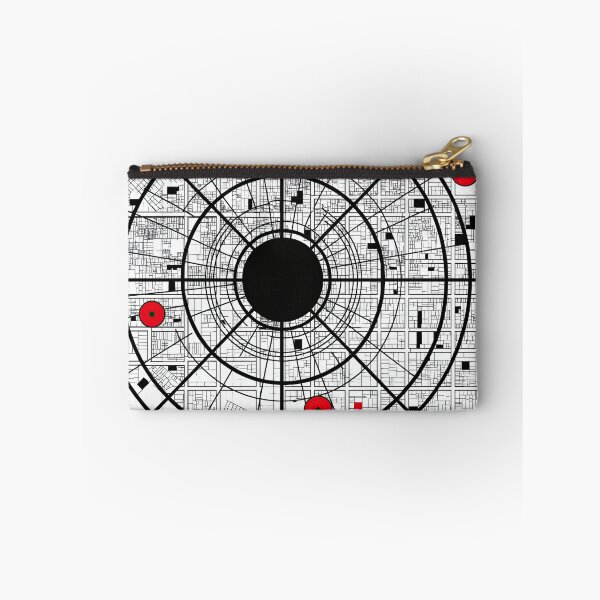 Item preview, Abstract city plan geometric composition in Bauhaus style. designed and sold by Piotrek0001.